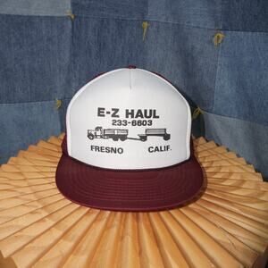 OSFA - Vintage E – Z Haul Fresno California 1990s truck hat